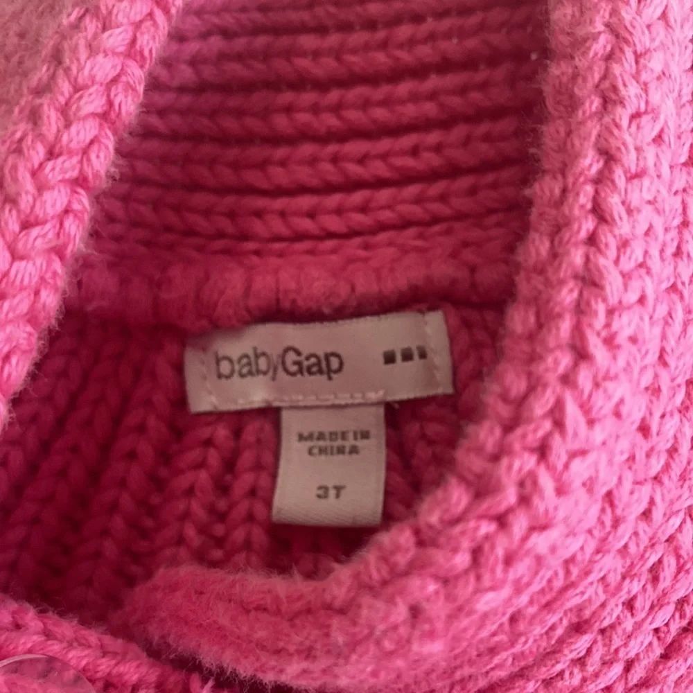 Baby Gap Pink Cardigan Sweater Size 3T